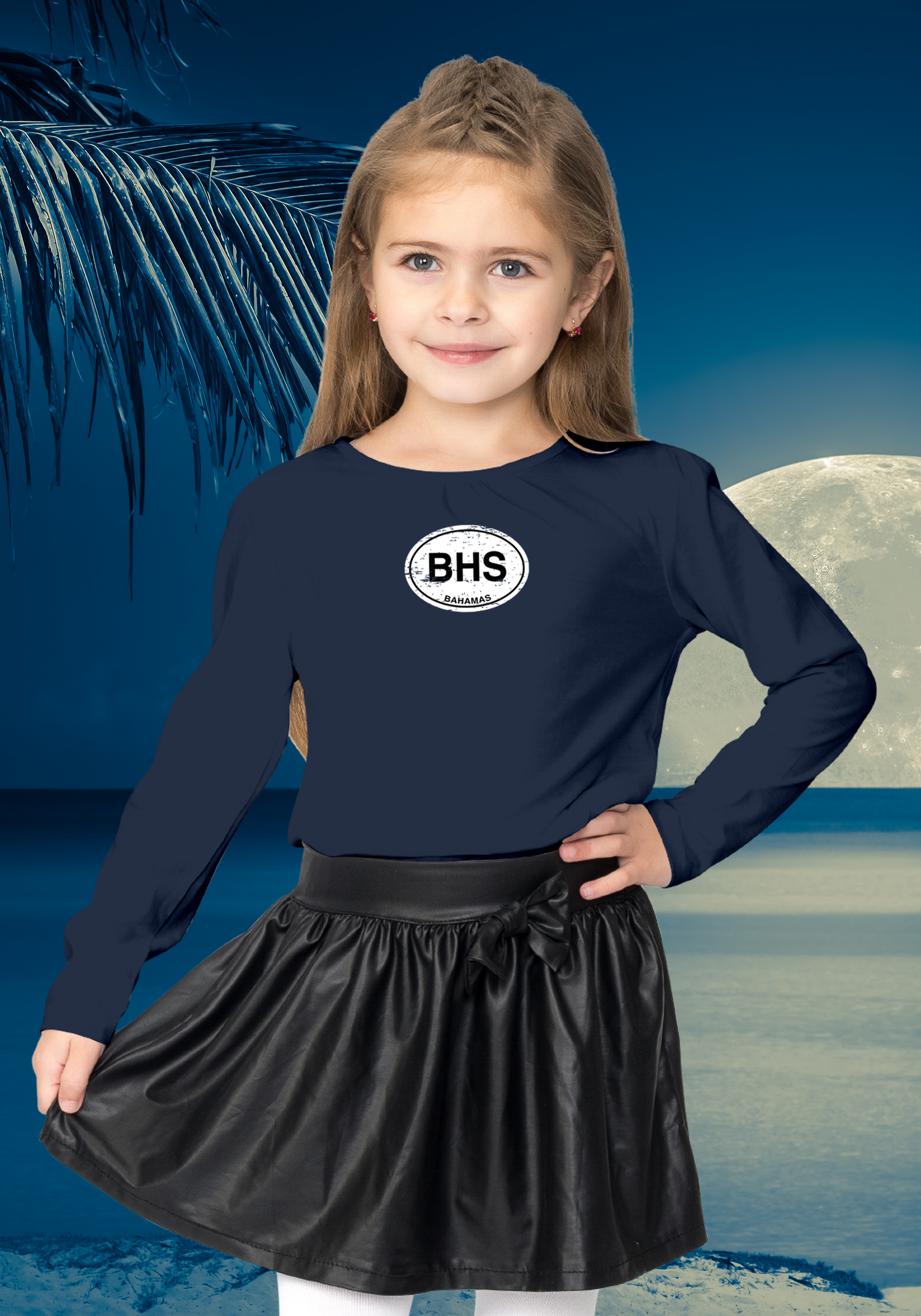 Bahamas Youth Classic Long Sleeve T-Shirts - My Destination Location