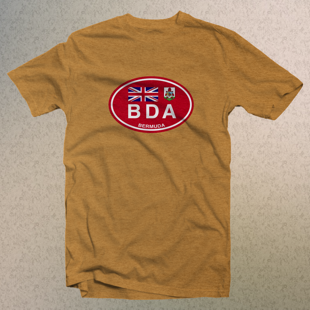 Bermuda Flag Logo Comfort Colors Men's & Women's Souvenir T-Shirts - My Destination Location