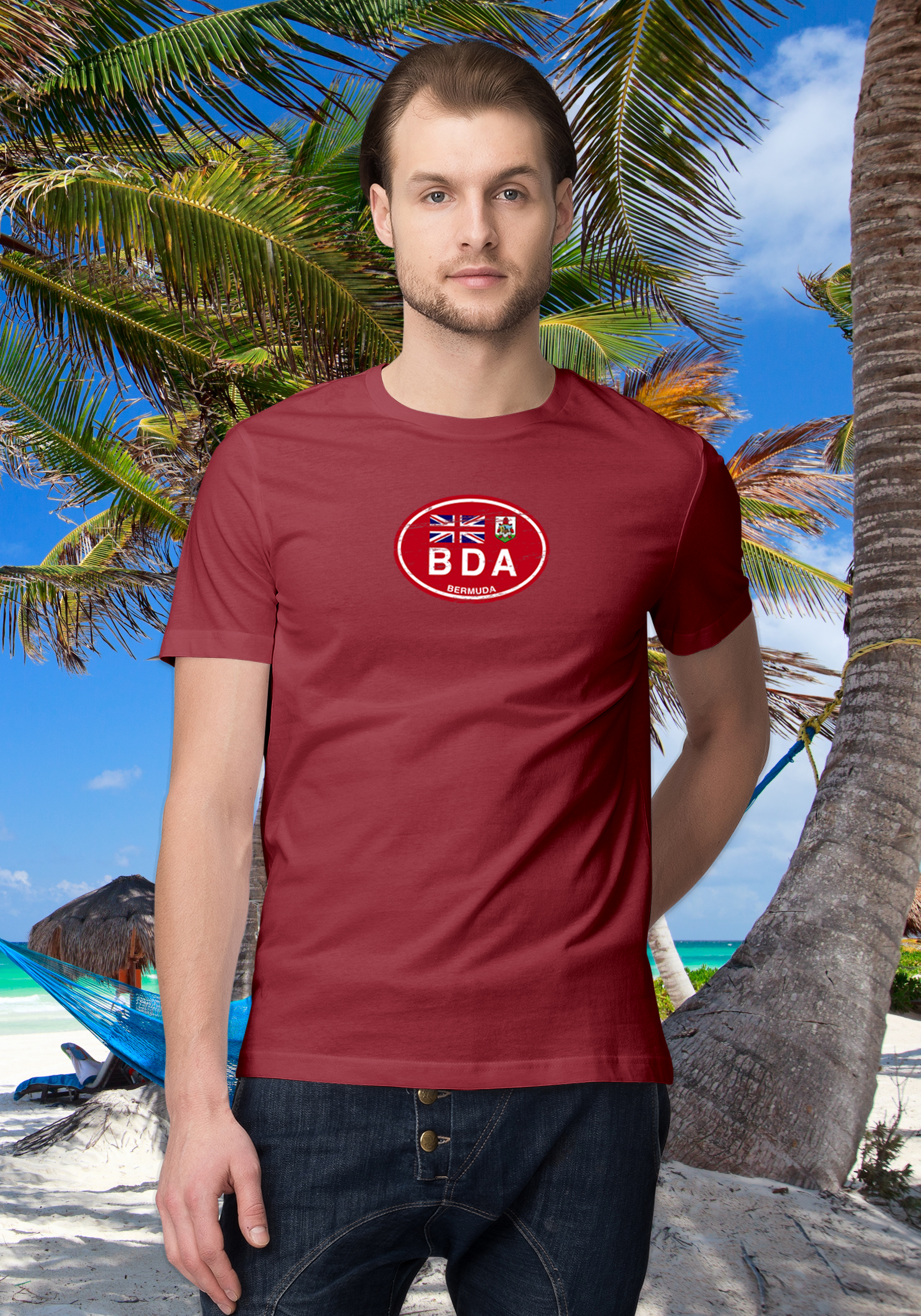 Bermuda Men's Flag T-Shirt Souvenirs - My Destination Location