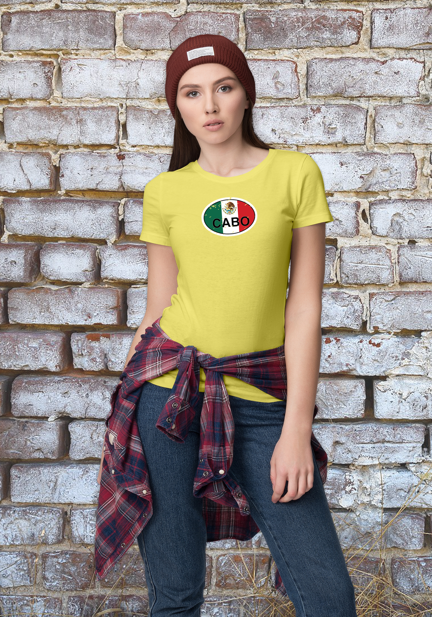 Cabo Women's Flag T-Shirt Souvenirs - My Destination Location