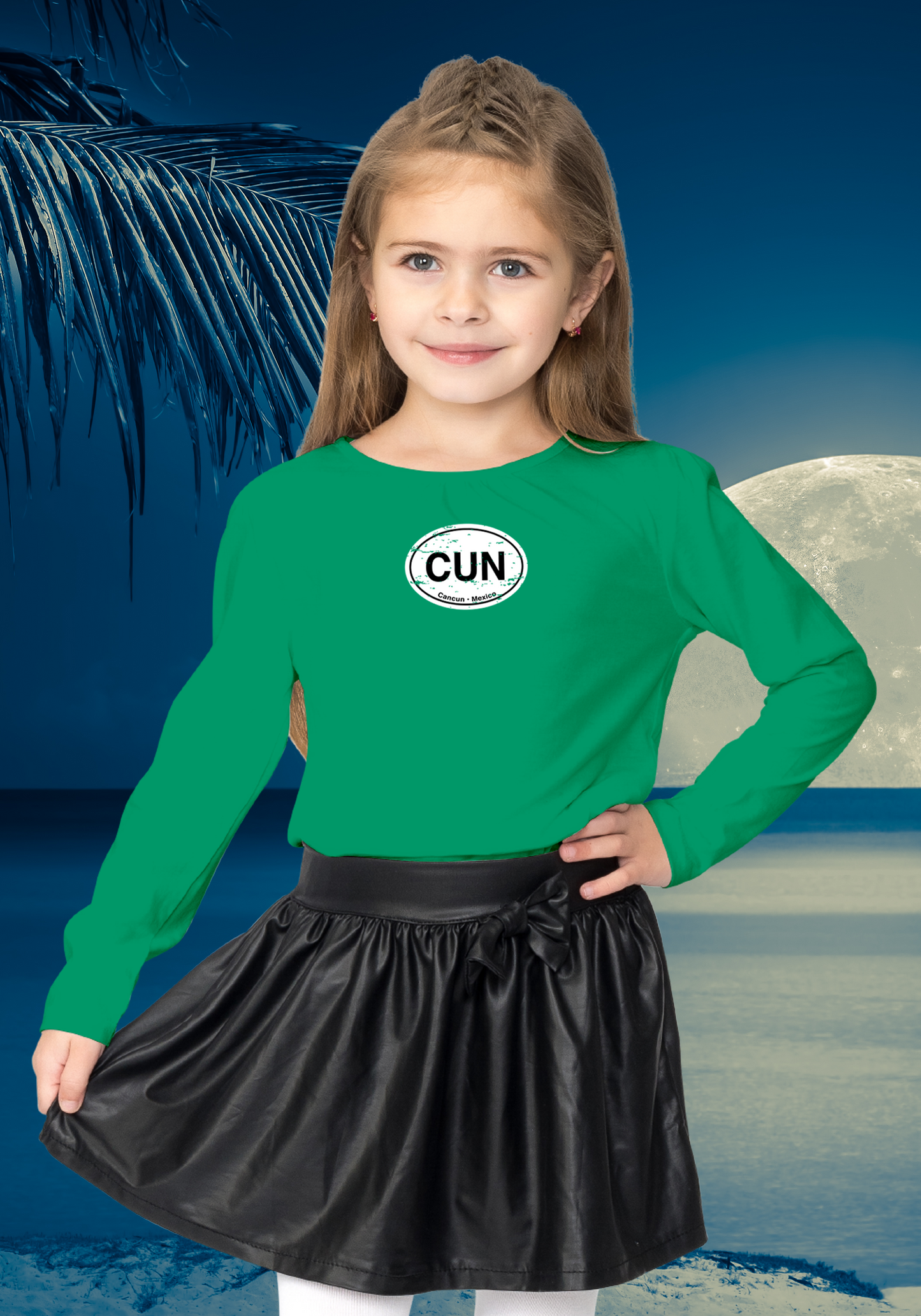 Cancun Youth Classic Long Sleeve T-Shirts - My Destination Location