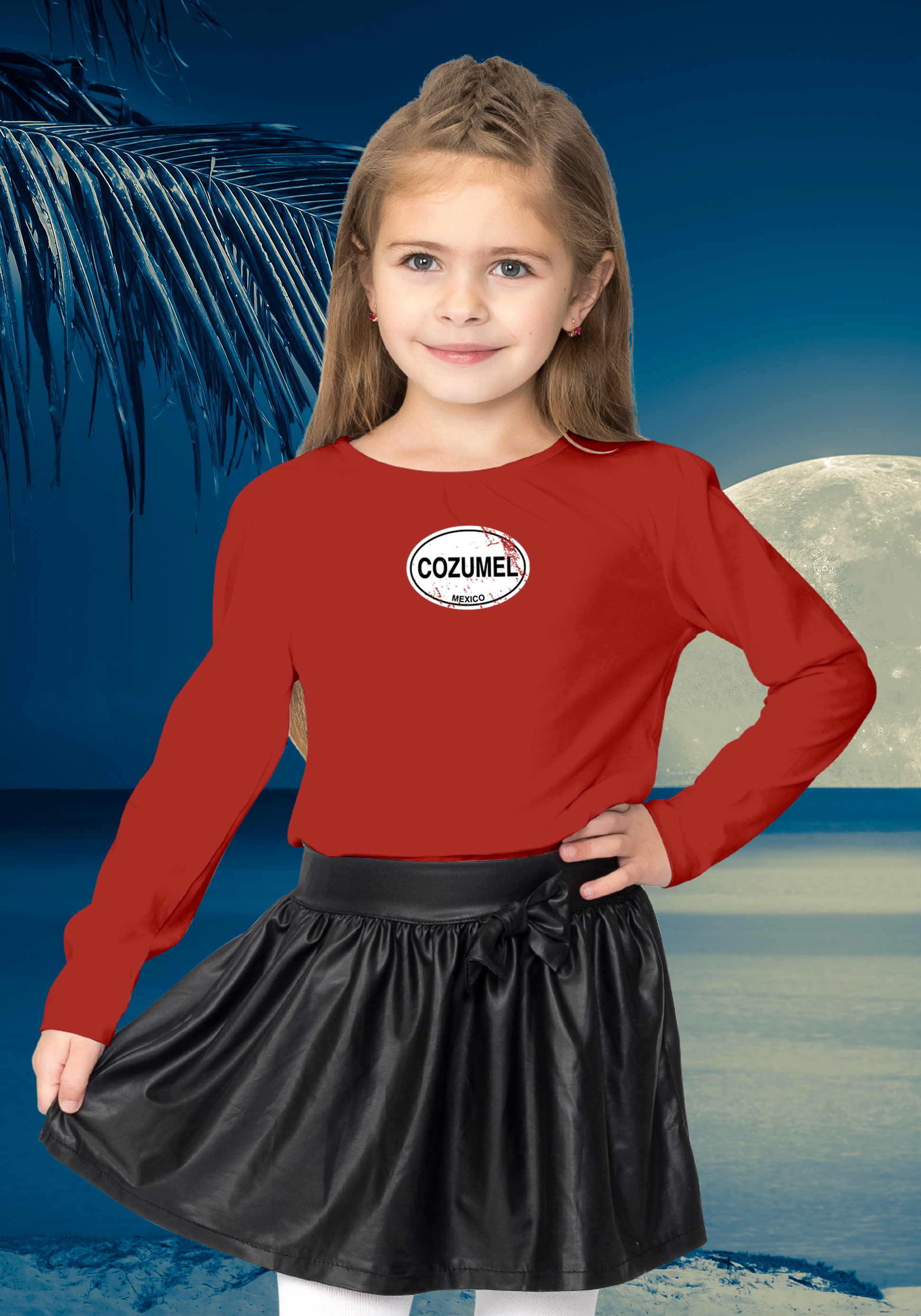 Cozumel Classic Youth Long Sleeve T-Shirts - My Destination Location
