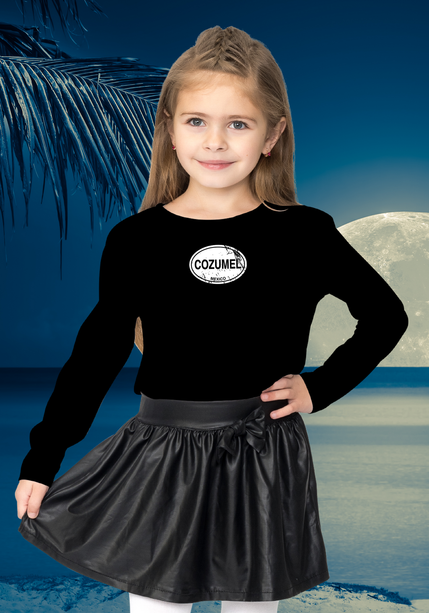 Cozumel Classic Youth Long Sleeve T-Shirts - My Destination Location