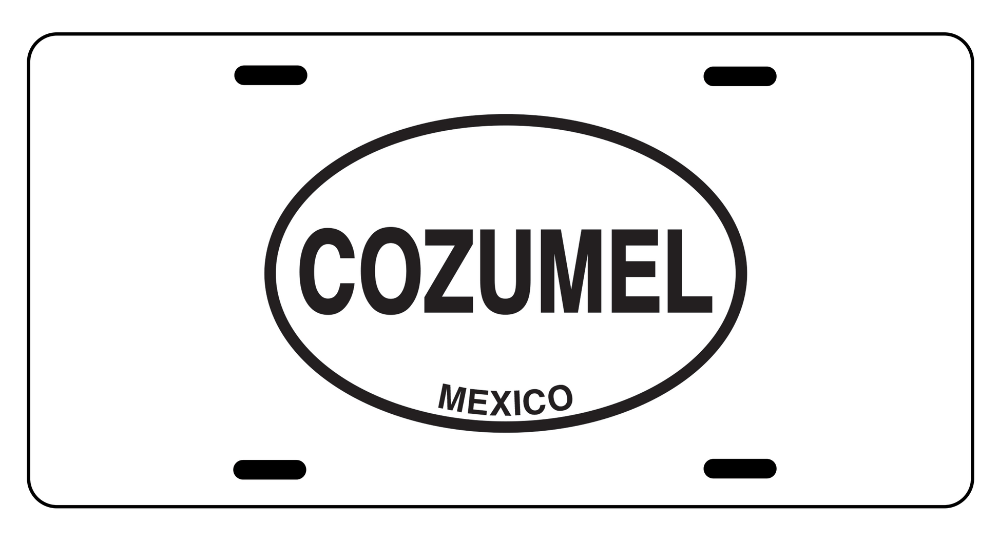 Cozumel License Plates - My Destination Location