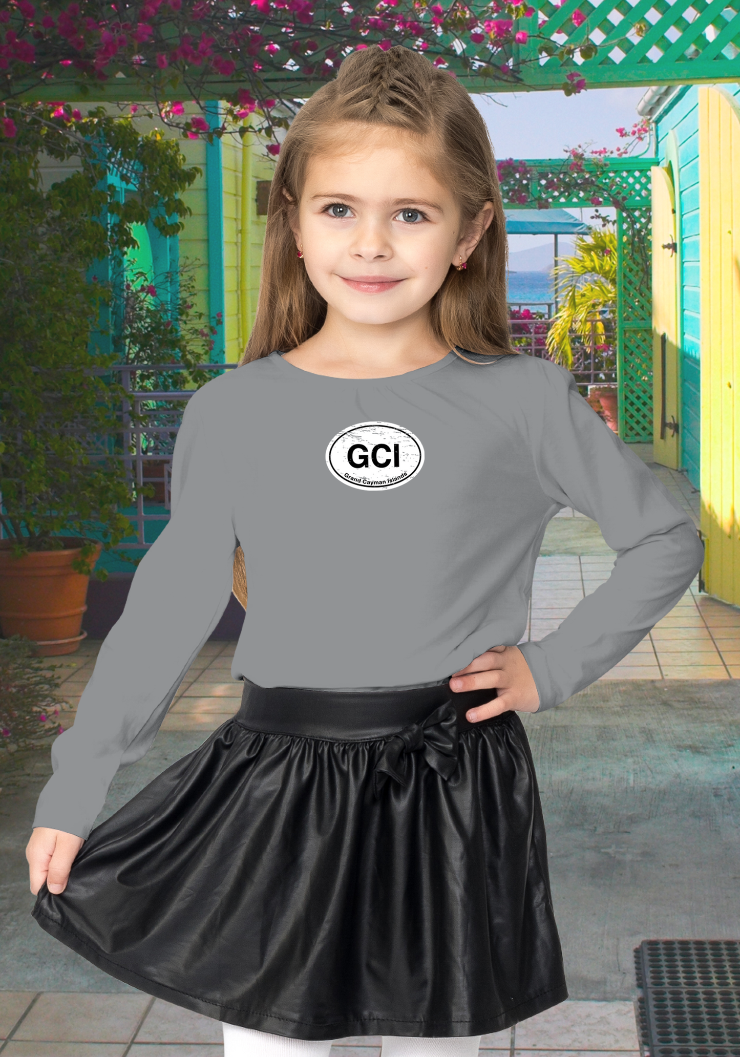 Grand Cayman Youth Classic Long Sleeve T-Shirts - My Destination Location