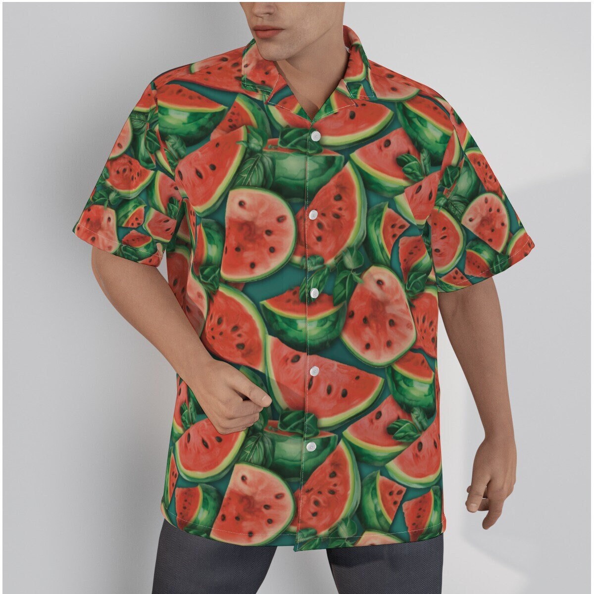 Watermelon Season Hawaiian Shirt, Watermelon Shirt, Watermelon Fashion, Sweet Summer Melon Clothing, Watermelon Season Shirt, Watermelon Top
