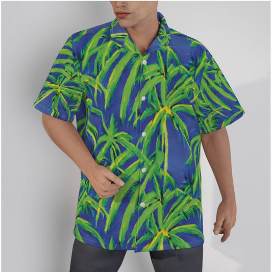 Lush Floral Tropical Palm Tree Hawaiian Shirt