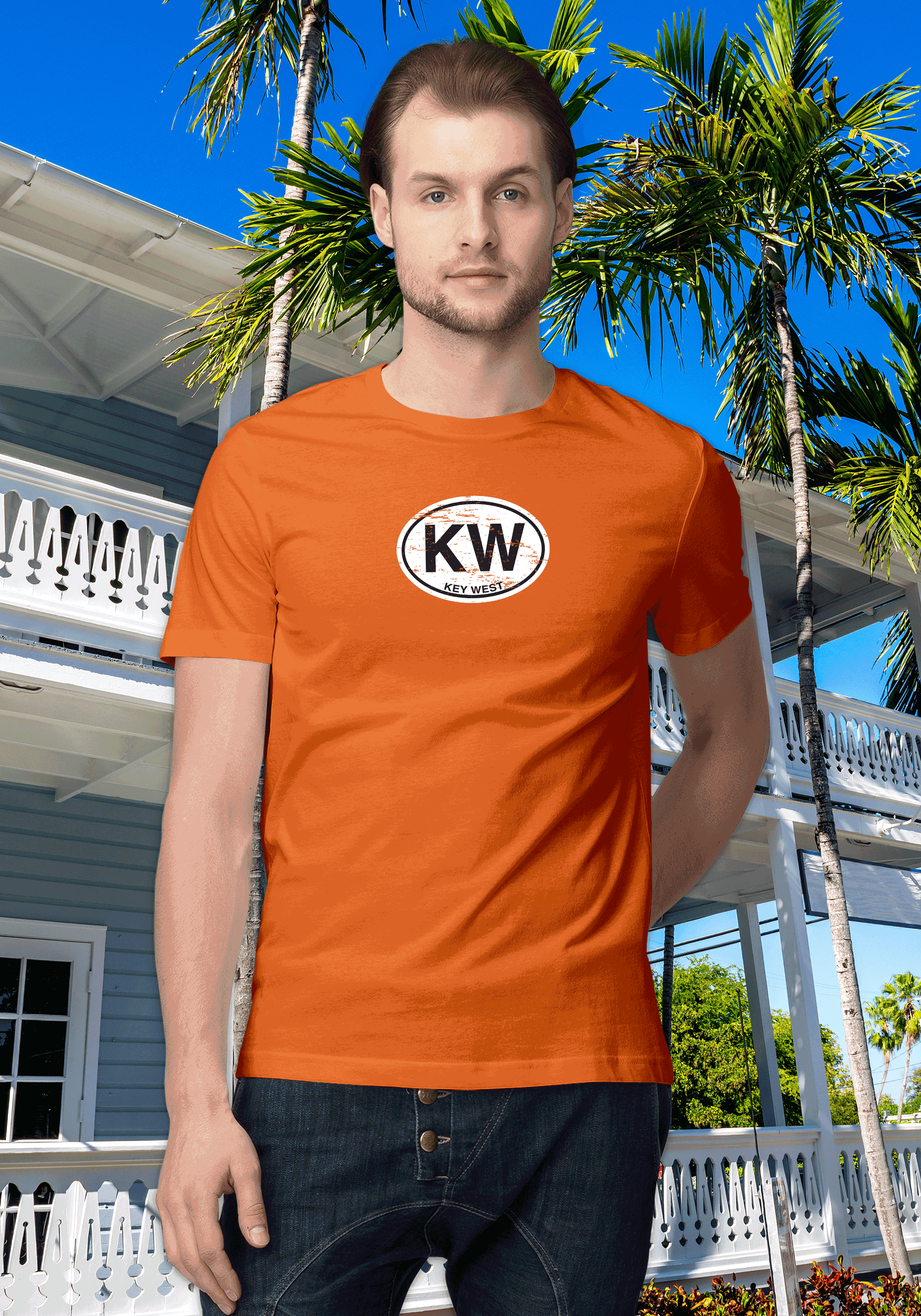 Key West Men's Classic T-Shirt Souvenir Gift - My Destination Location