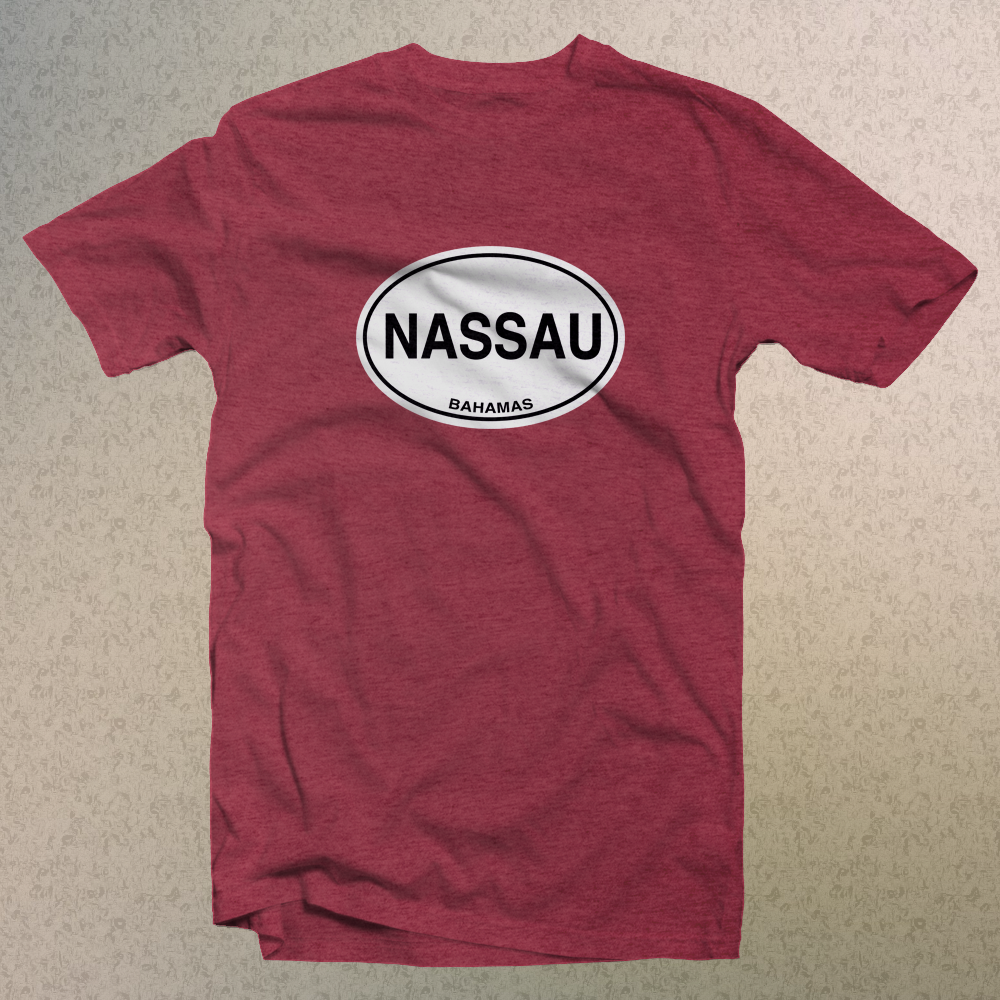 Nassau Bahamas Classic Logo Comfort Colors Men's and Women's Souvenir T-Shirts - My Destination Location