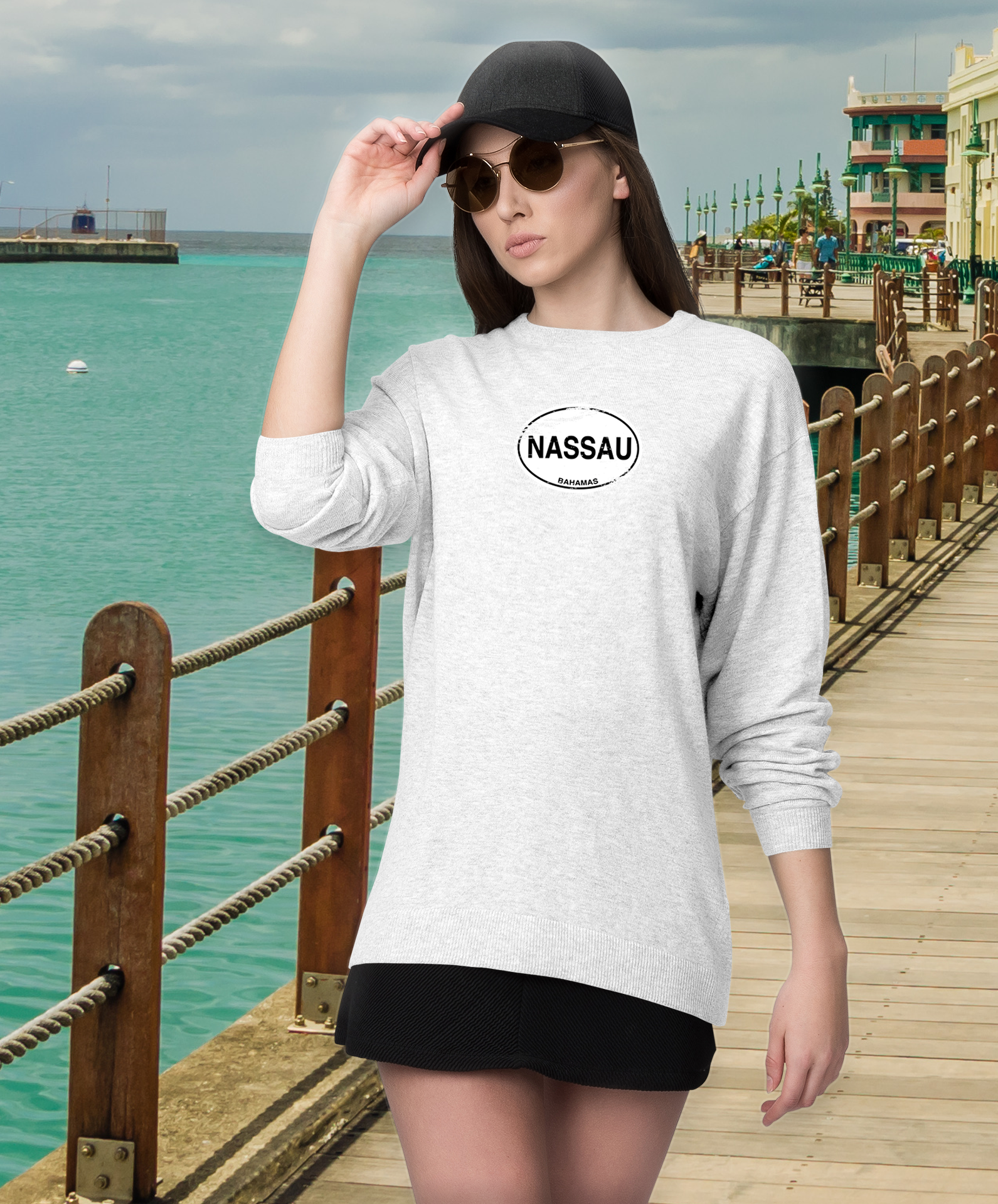 Nassau Bahamas Women's Classic Long Sleeve T-Shirts - My Destination Location