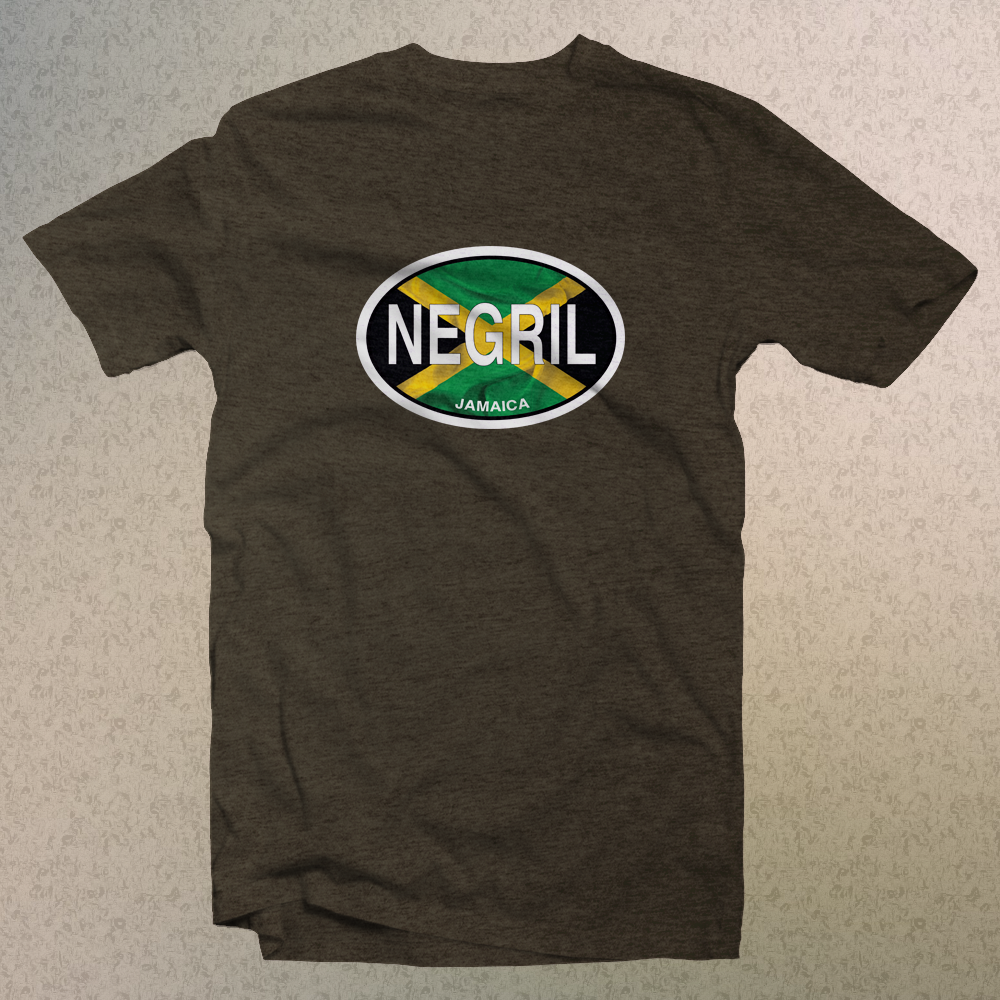 Negril Jamaica Flag Logo Comfort Colors Men's and Women's Souvenir T-Shirts - My Destination Location