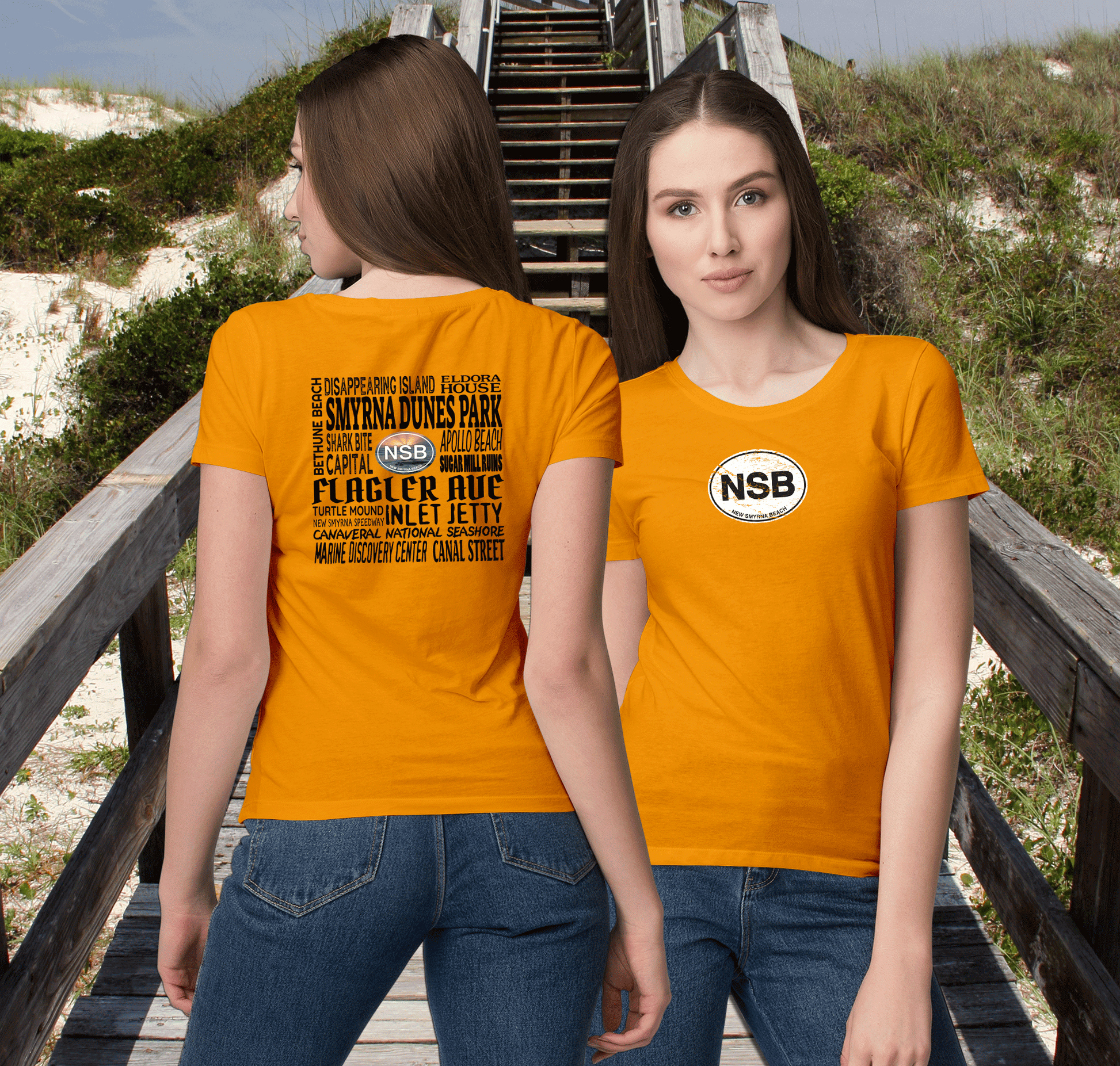 New Smyrna Beach Women's Destinations T-Shirt Souvenir - My Destination Location