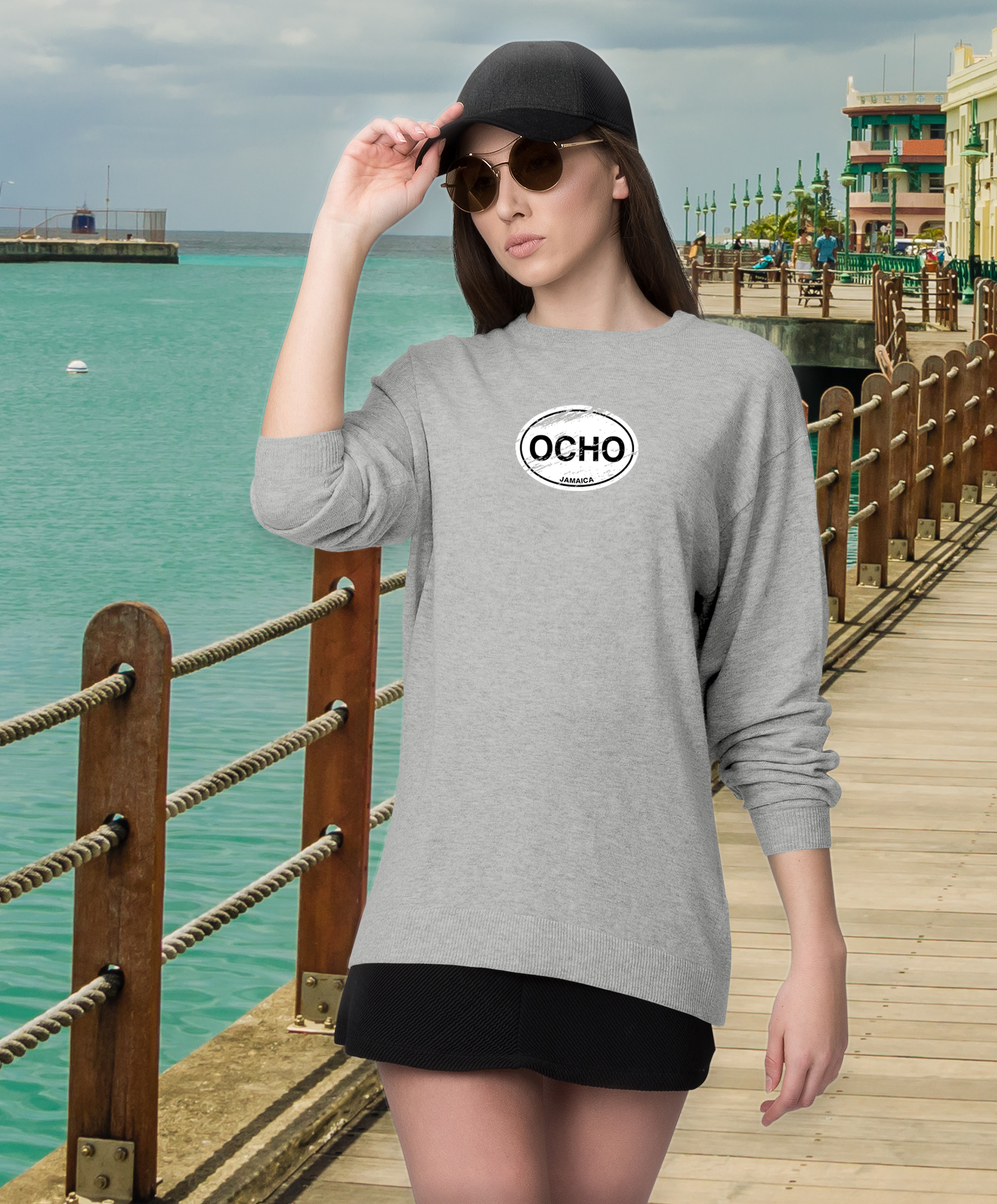 Ocho Rios Women's Classic Long Sleeve T-Shirts - My Destination Location