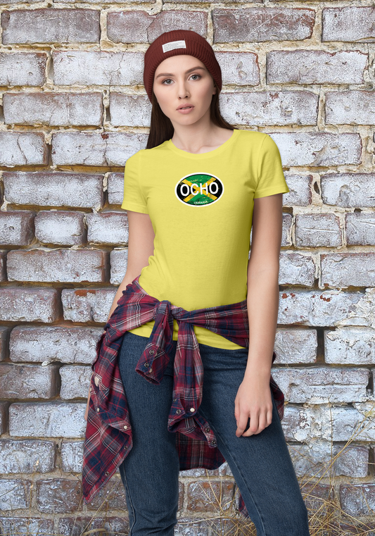 Ocho Rios Women's Flag T-Shirt Souvenirs - My Destination Location