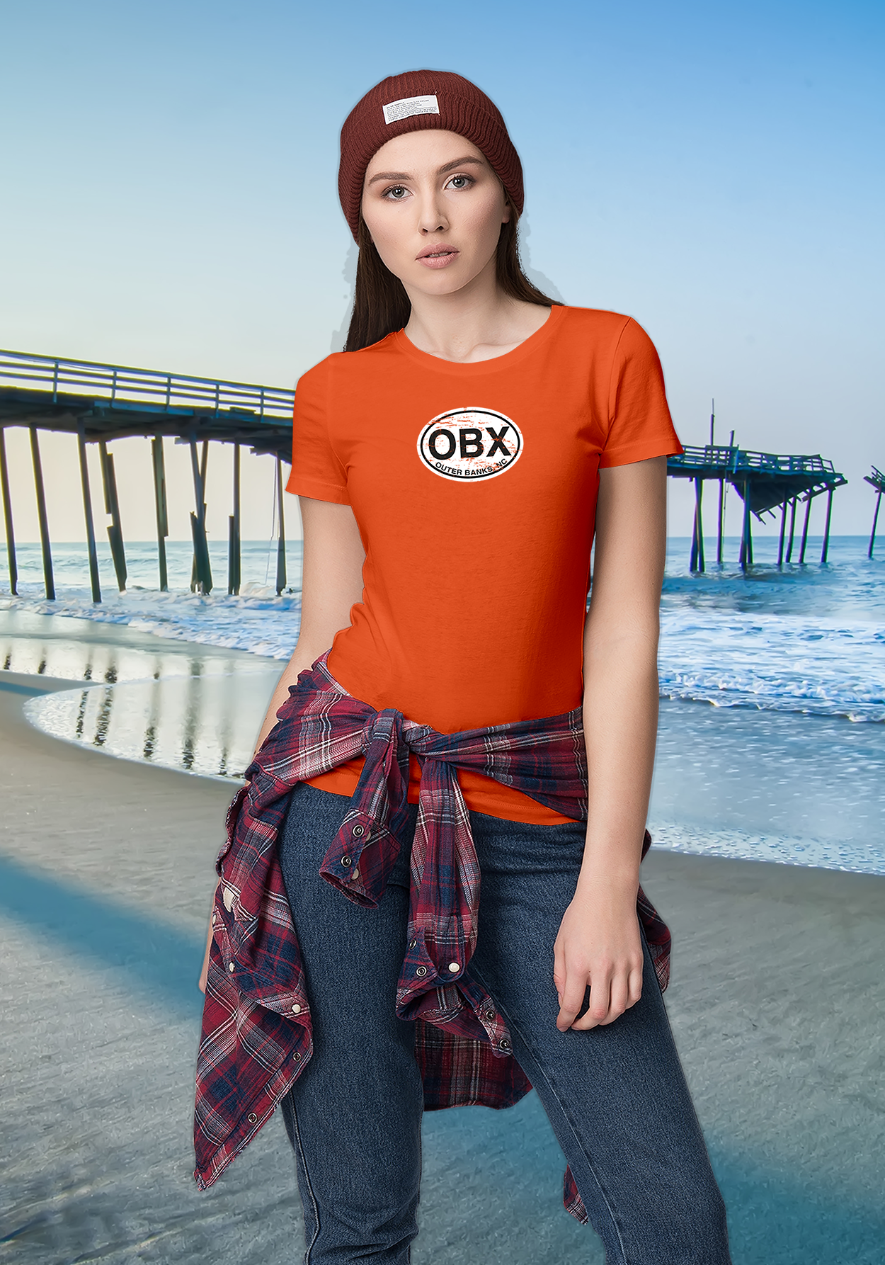 Outer Banks Women's Classic T-Shirt Souvenirs - My Destination Location