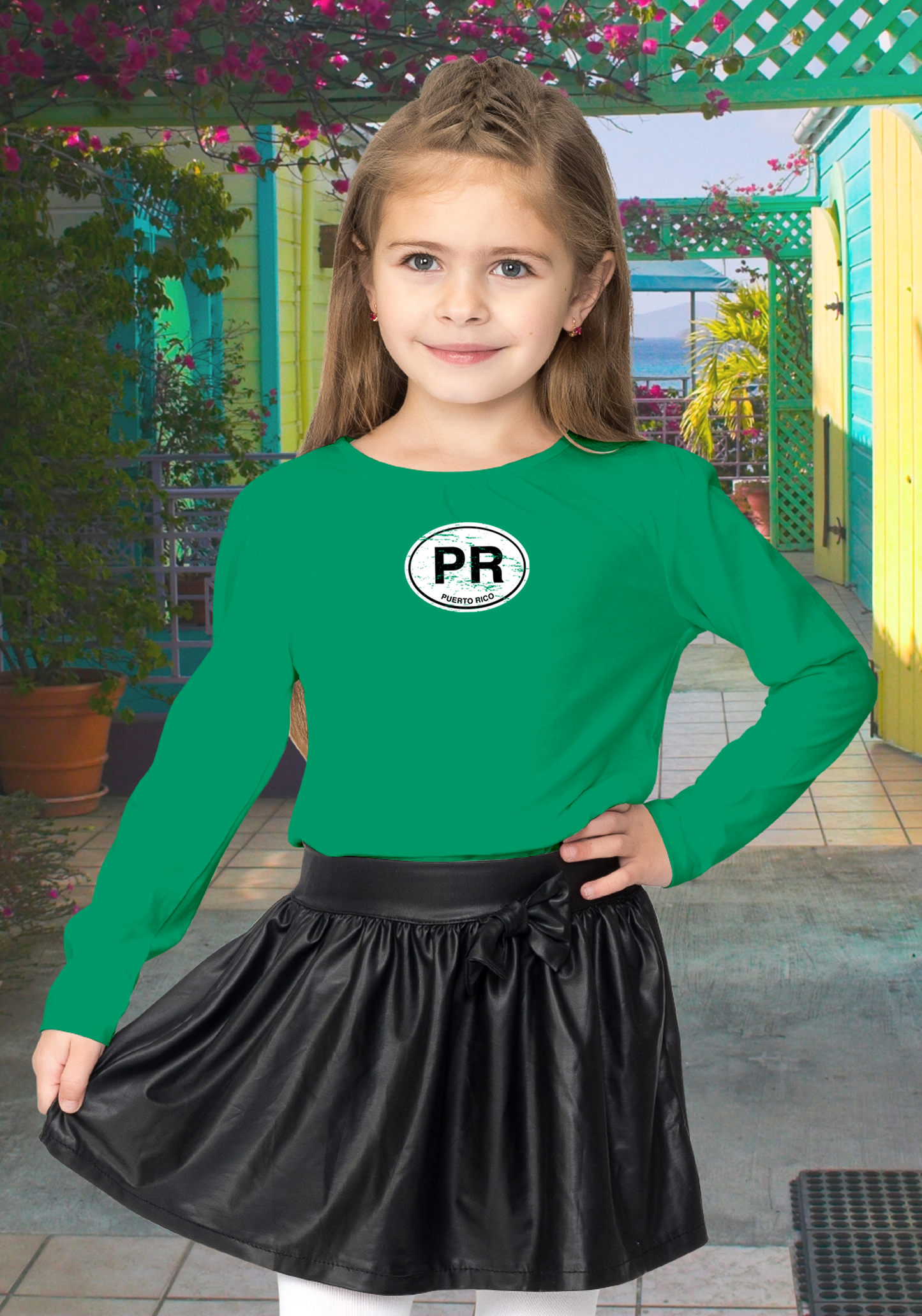 Puerto Rico Youth Classic Long Sleeve T-Shirts - My Destination Location