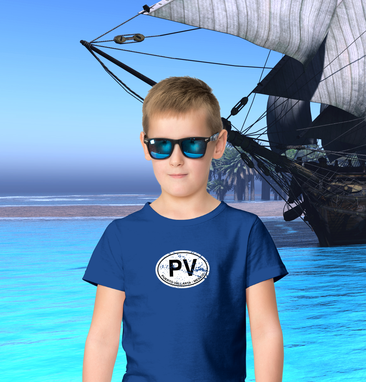 Puerto Vallarta Classic Youth T-Shirt - My Destination Location