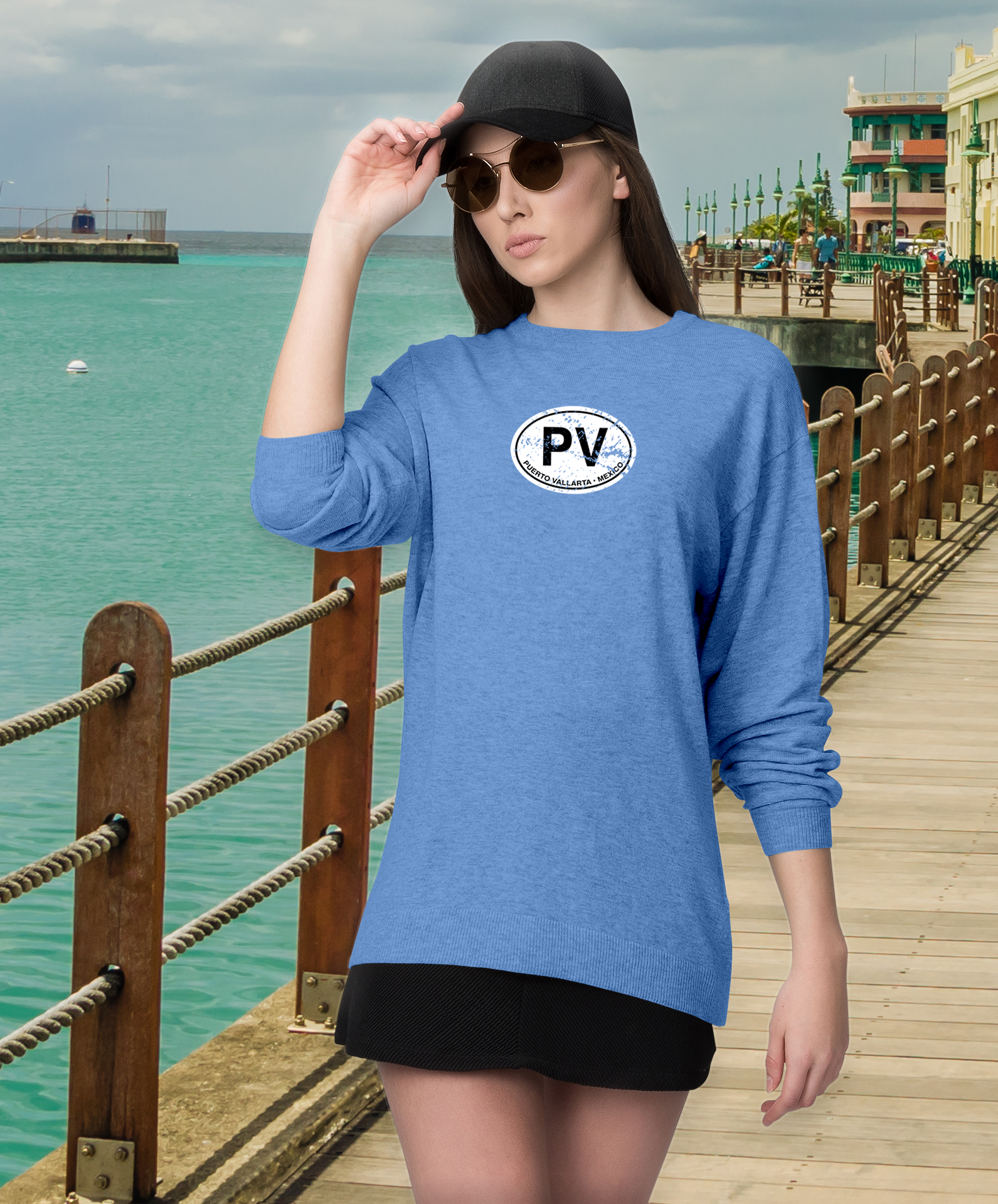 Puerto Vallarta Women's Classic Long Sleeve T-Shirts - My Destination Location