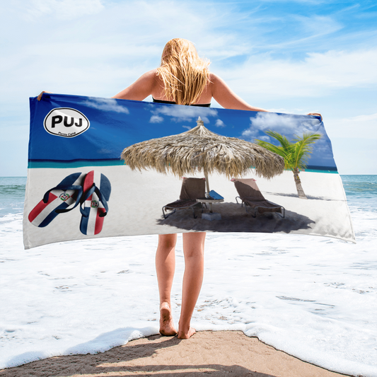 Punta Cana Beach Blanket Towel - My Destination Location