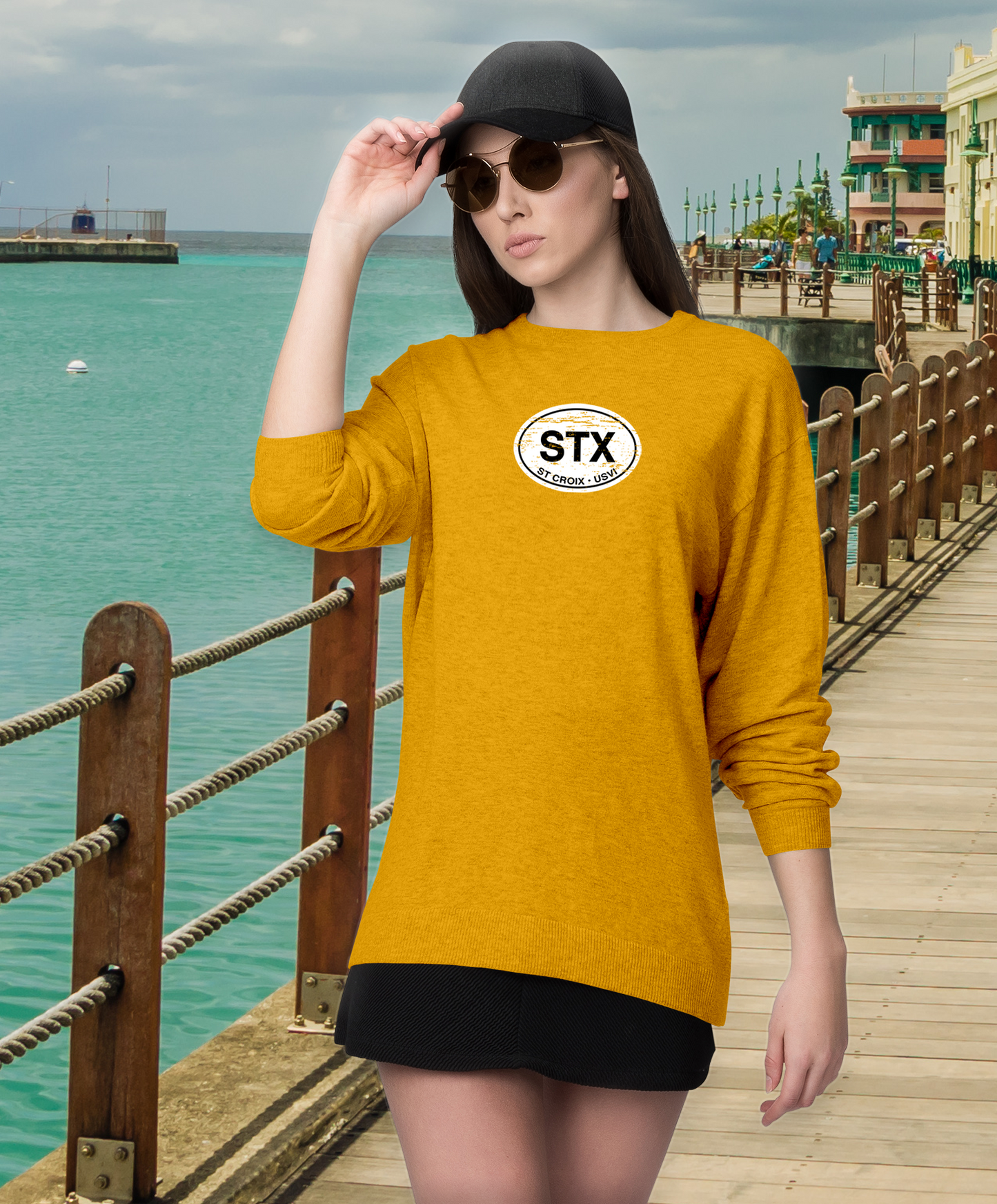 St Croix Women's Classic Long Sleeve T-Shirts - My Destination Location