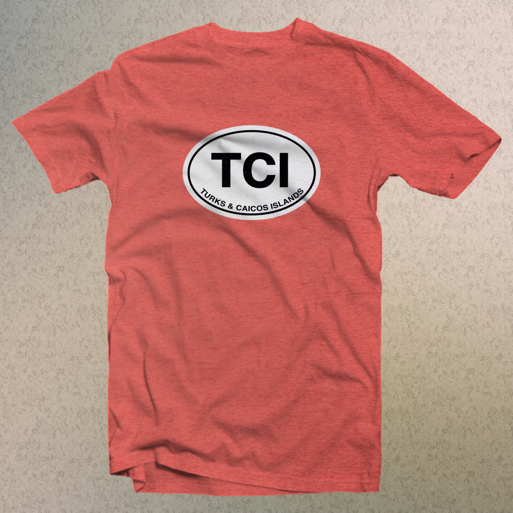 Turks & Caicos Classic Comfort Colors Souvenir T-Shirts - My Destination Location