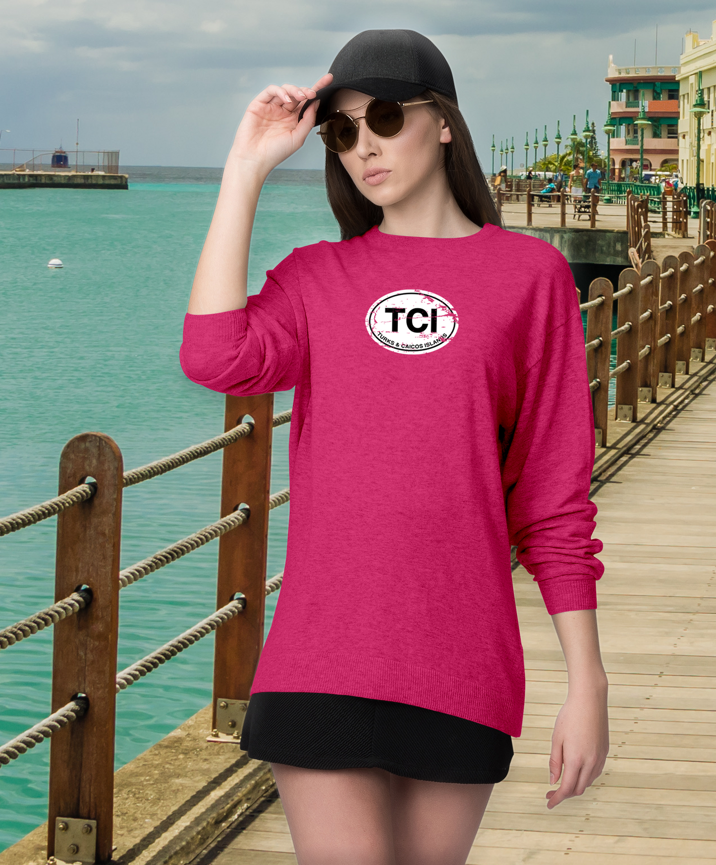 Turks & Caicos Women's Classic Long Sleeve T-Shirts - My Destination Location