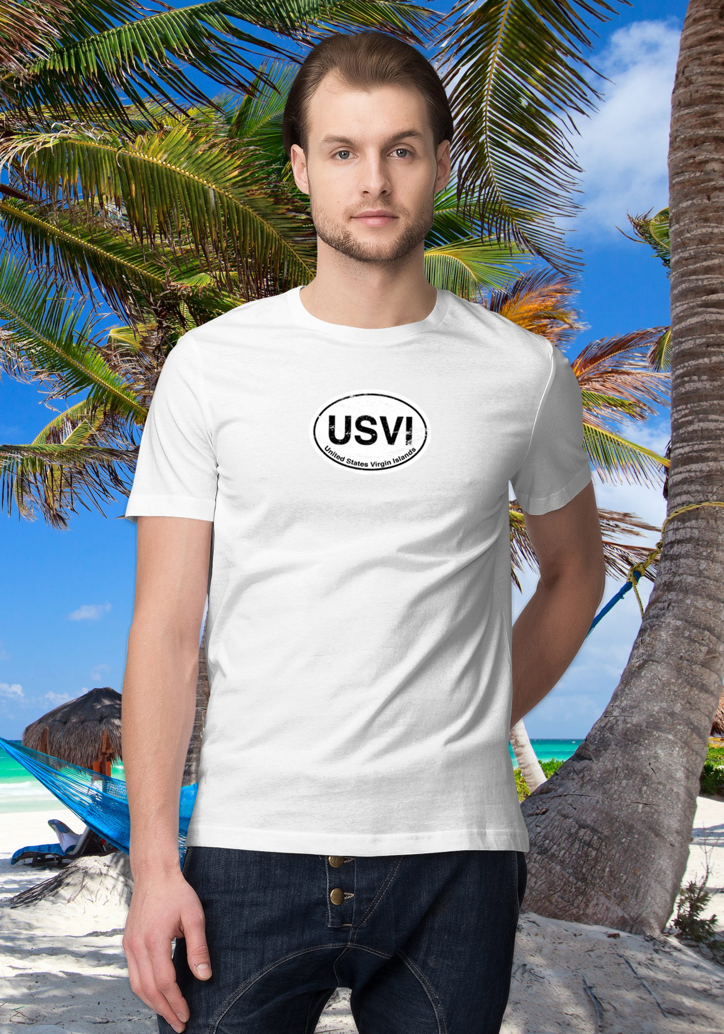 USVI Men's Classic T-Shirt Souvenirs - My Destination Location